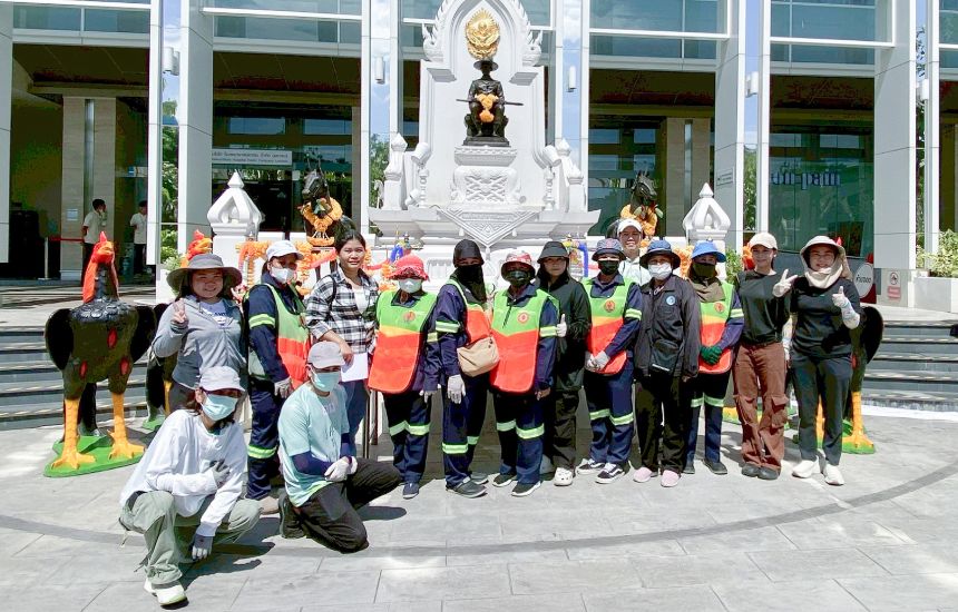 โรงพยาบาลนครธน จัดกิจกรรมขยะกำพร้าสัญจร ครั้งที่ 54